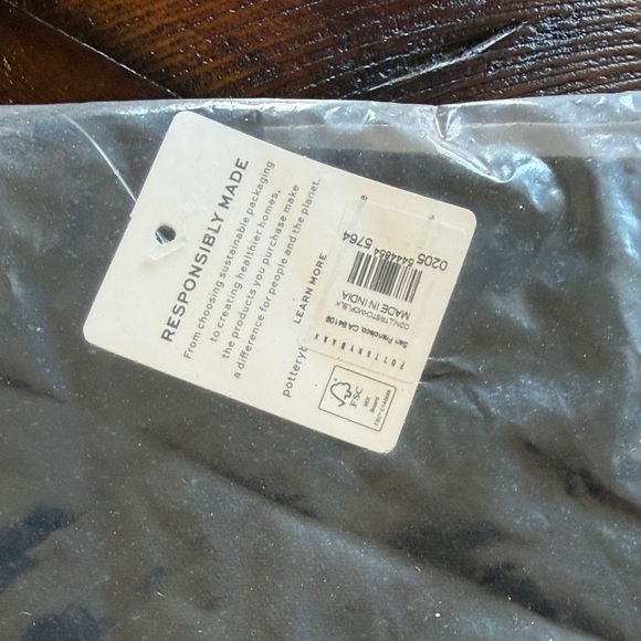 Pottery Barn Black and Gray Fabric - Picture 2 of 3